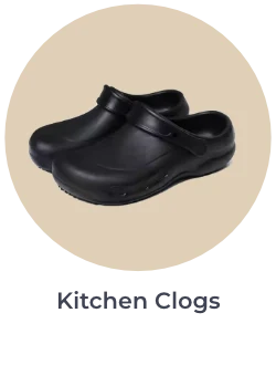 Black kitchen clogs sales