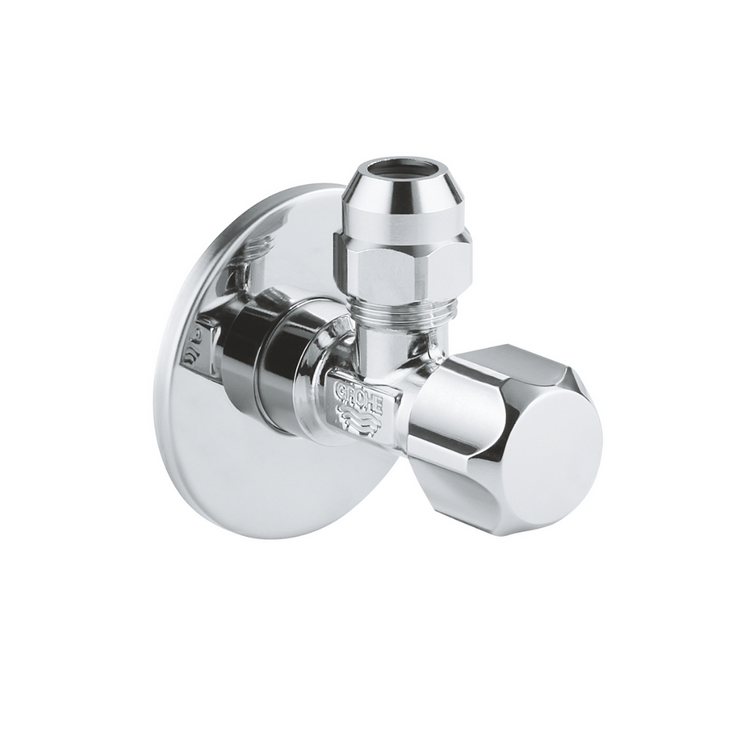 GROHE 22018000 Angle Valve 1/2 x 3/8 Inch - Chrome