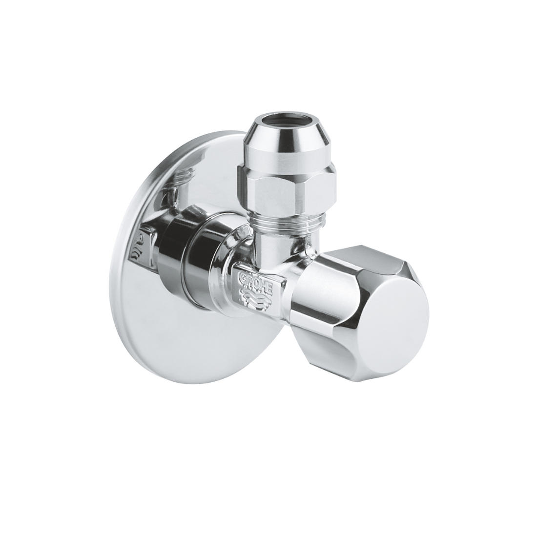GROHE 22018000 Angle Valve 1/2 x 3/8 Inch - Chrome GROHE 22018000 Angle Valve 1/2 x 3/8 Inch - Chrome