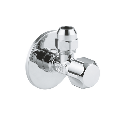GROHE 22018000 Angle Valve 1/2 x 3/8 Inch - Chrome GROHE 22018000 Angle Valve 1/2 x 3/8 Inch - Chrome