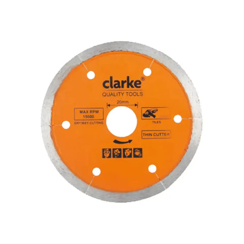Clarke CL3121 Thin Tile Cutting Diamond Blade 115 mm Clarke CL3121 Thin Tile Cutting Diamond Blade 115 mm