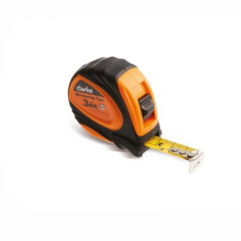 Clarke Measuring Tapes Rubber Grip 8mm X 25mm MT8C Clarke Measuring Tapes Rubber Grip 8mm X 25mm MT8C