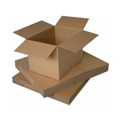 Empty Carton Box 45x45x45 - Brown - Slide 1