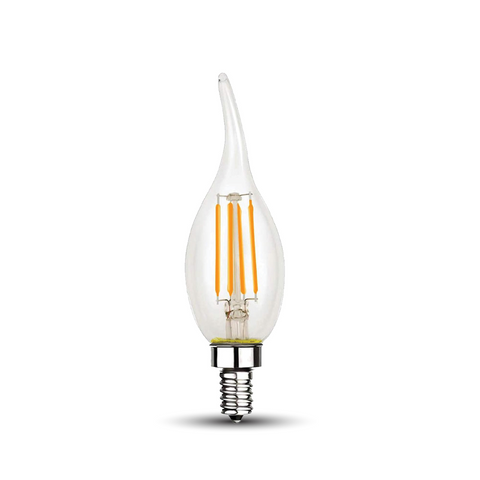Pixelights LED Filament Bulb Candle Tailed 4W E14 - Warm White Pixelights LED Filament Bulb Candle Tailed 4W E14 - Warm White