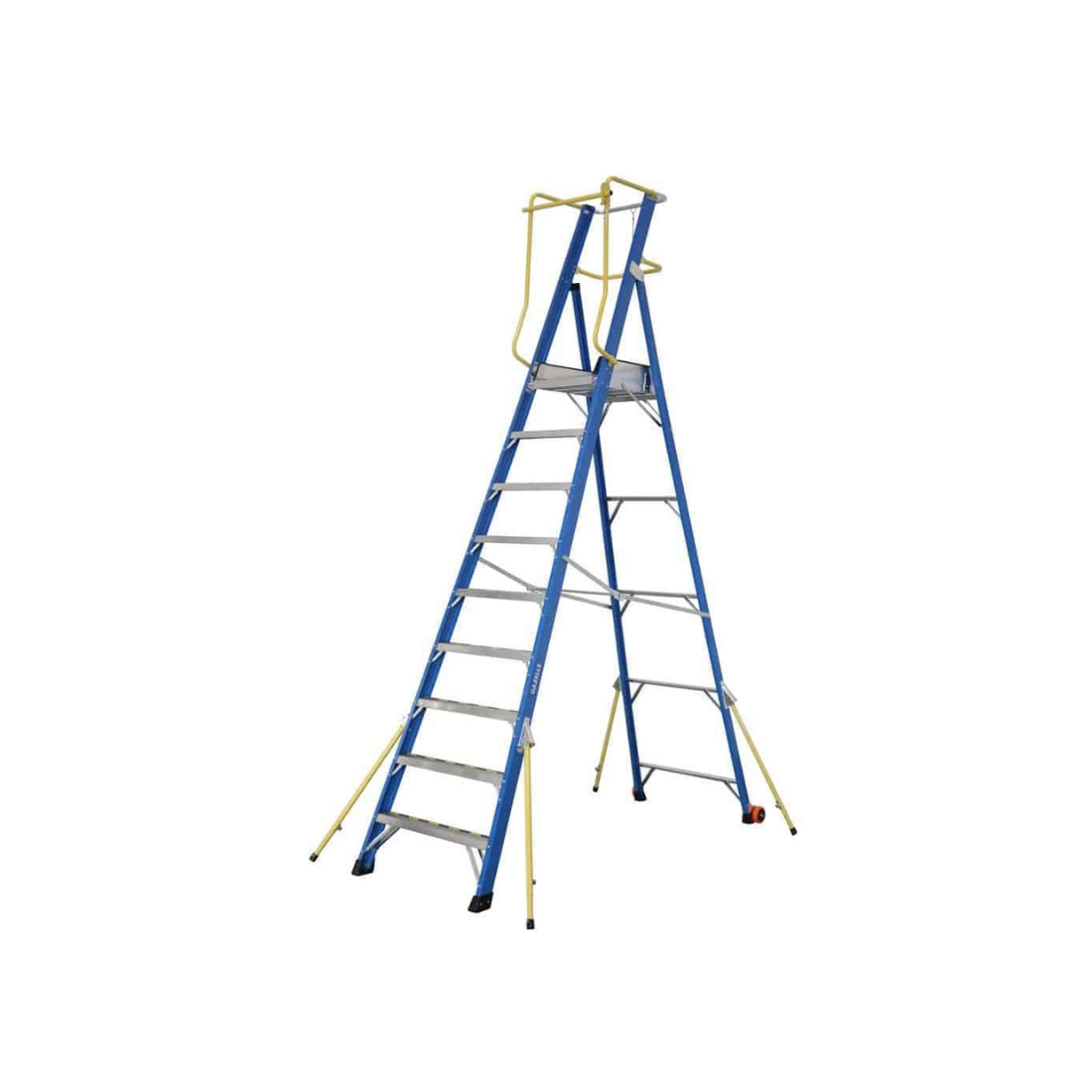 Gazelle Fiberglass Platform Ladder G3809 9ft 2.5m In Dubai | UAE