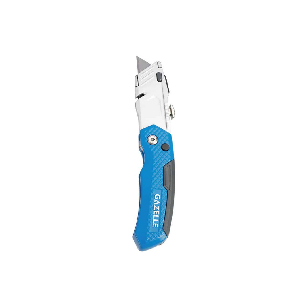 Gazelle Retractable Folding Utility Knife with Blade Storage G80104