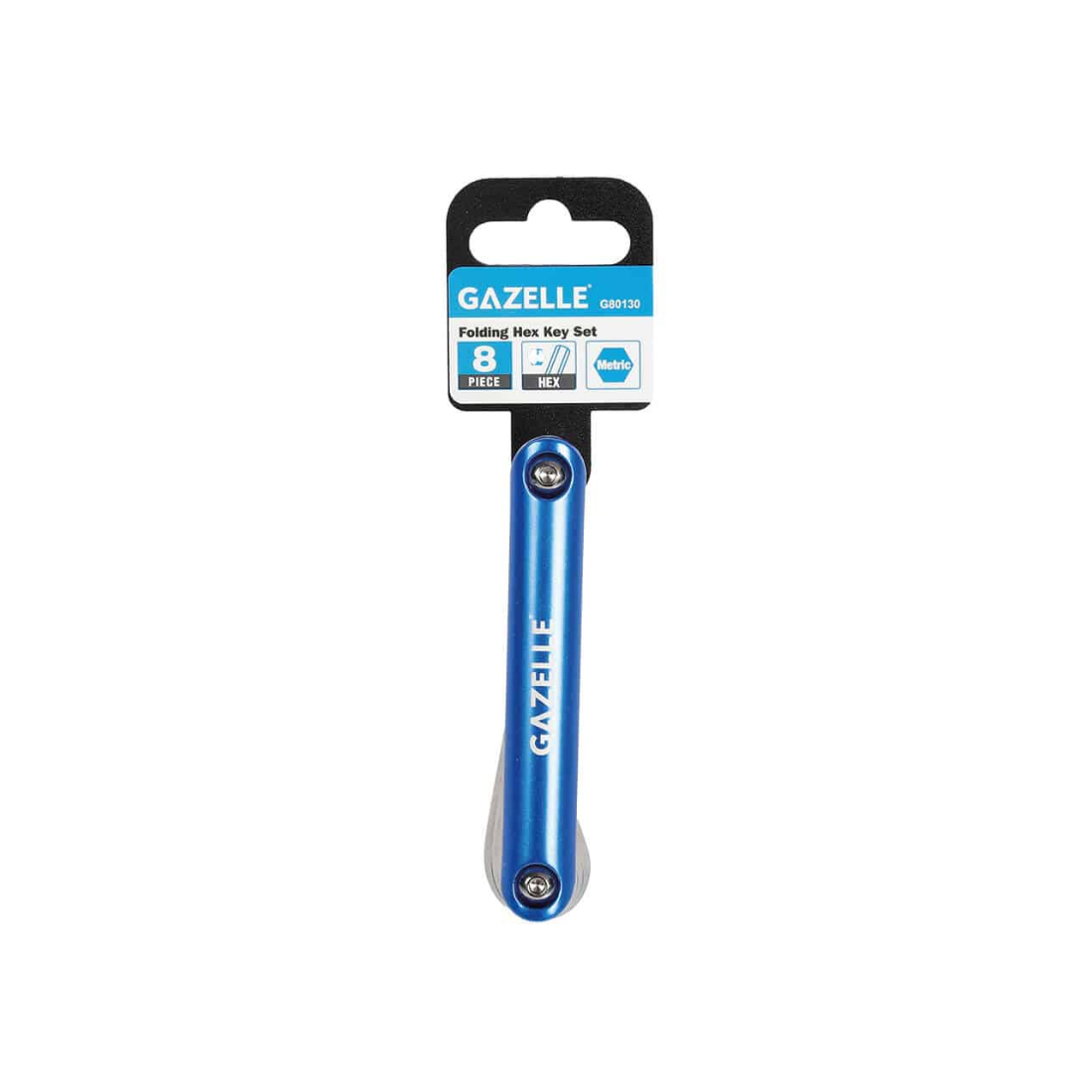 Gazelle Folding Metric Hex Key Set 8 Pcs 1.5-8mm G80130 Gazelle Folding Metric Hex Key Set 8 Pcs 1.5-8mm G80130