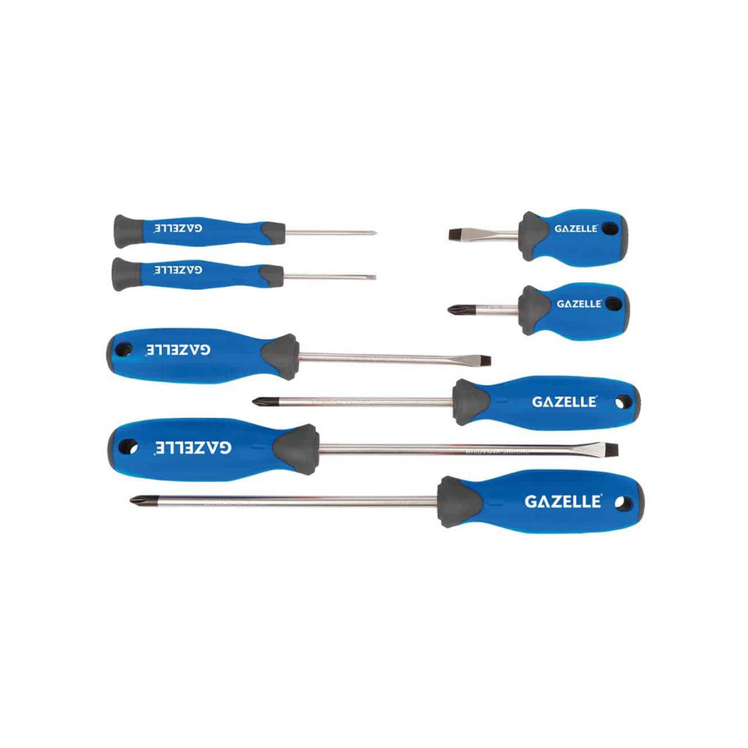 Gazelle Metric Screwdriver Set 8 Pcs G80136
