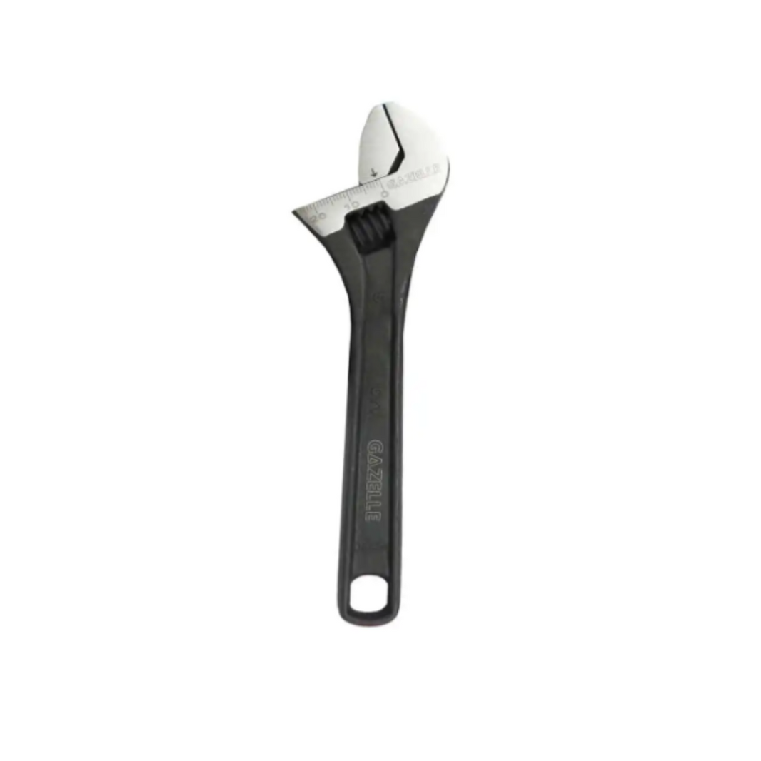 Gazelle Adjustable Wrench 6-Inch G80174 - Black