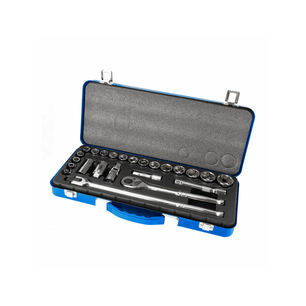 Gazelle G80288 1/2 Inch Drive Metric Socket Set, 24-Pieces