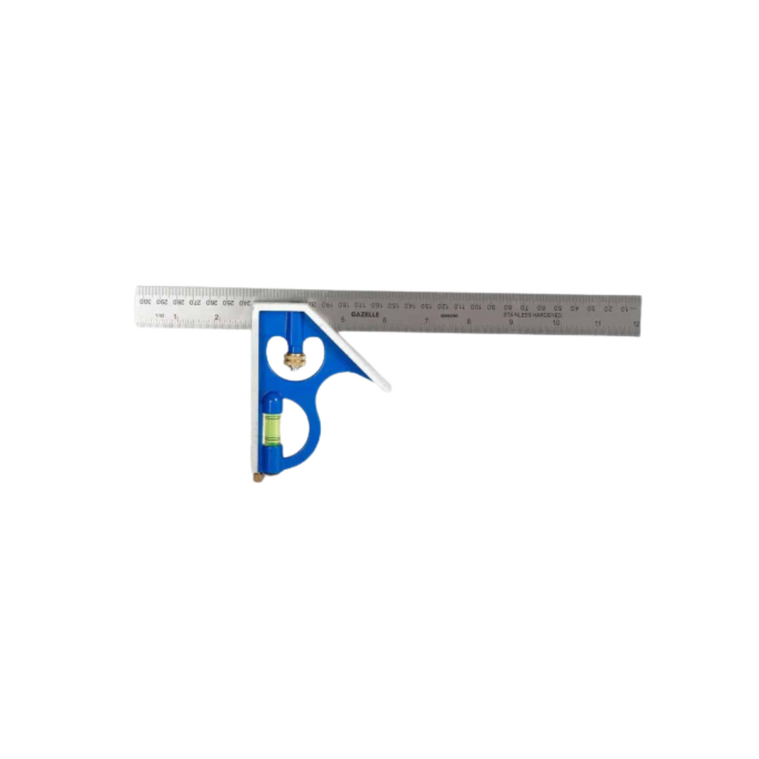 Gazelle Aluminum Combination Square 12 Inch G80290