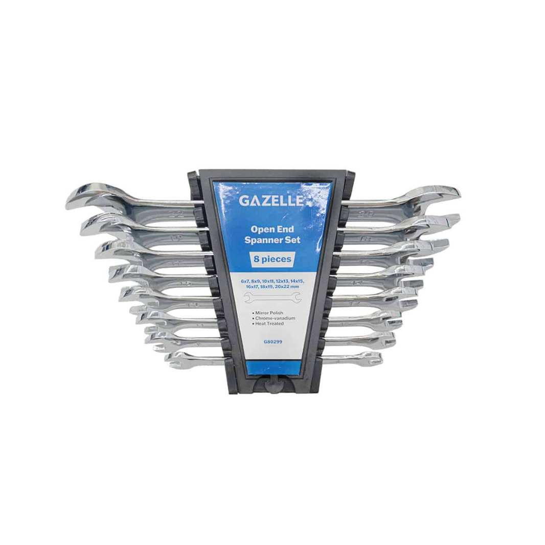 Gazelle Open-Ended Spanner Set 8 Piece 6-22mm G80299