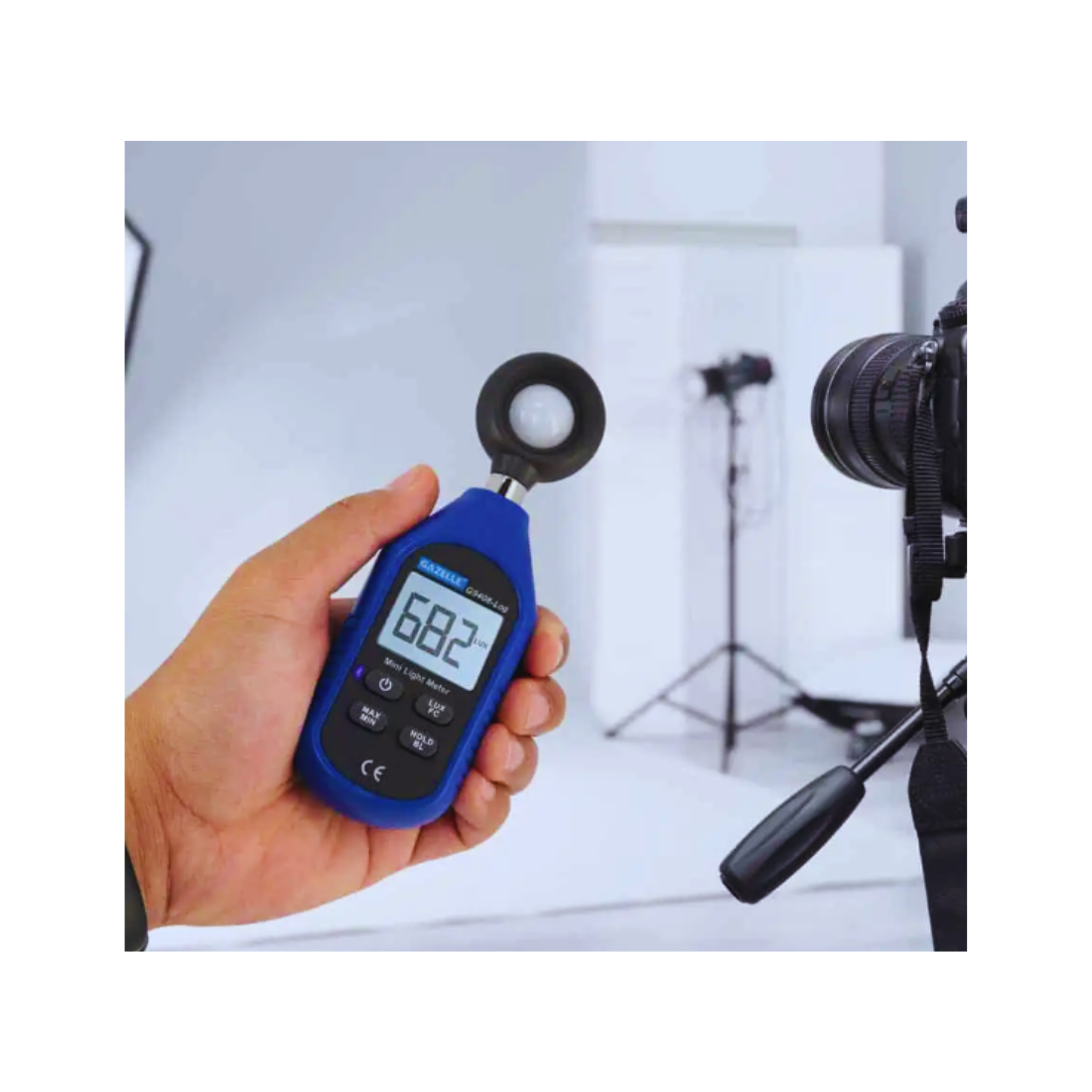 Gazelle Mini Light Meter With Bluetooth G9408-Log Gazelle Mini Light Meter With Bluetooth G9408-Log