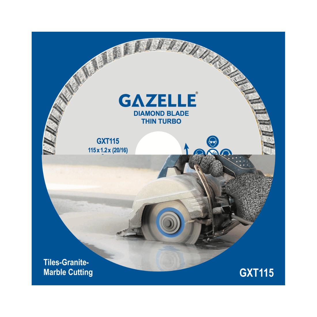 Gazelle 4.5 In. Thin Tile Cutting Blade (115mm) GXT115 Gazelle 4.5 In. Thin Tile Cutting Blade (115mm) GXT115
