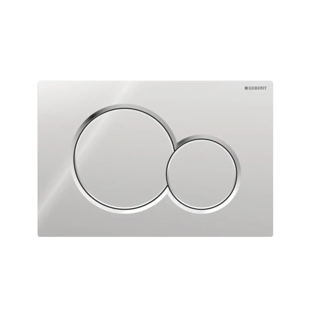 Geberit 115.770.21.5 Sigma01  Actuator Plate Dual Flush - Bright Chrome Geberit 115.770.21.5 Sigma01  Actuator Plate Dual Flush - Bright Chrome