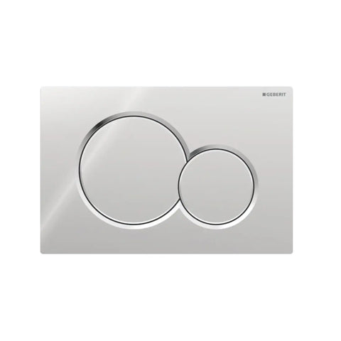 Geberit 115.770.21.5 Sigma01  Actuator Plate Dual Flush - Bright Chrome Geberit 115.770.21.5 Sigma01  Actuator Plate Dual Flush - Bright Chrome