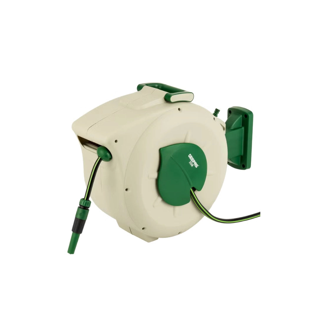 Geepas Auto Rewind Hose Reel 30m 1/2-Inch GWH59379 Geepas Auto Rewind Hose Reel 30m 1/2-Inch GWH59379