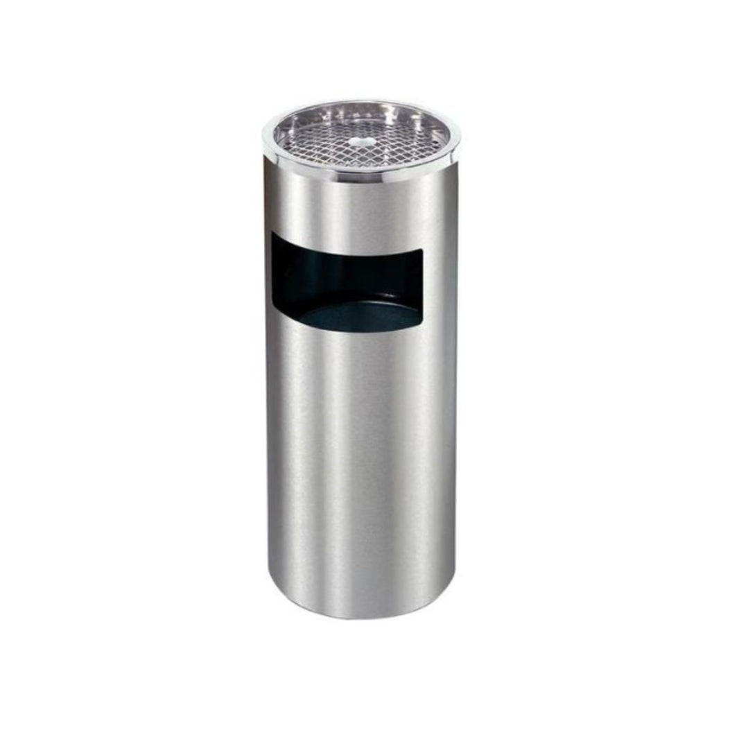 Hygiene System Stainless Steel Coated Ashtray Bin (12L) HS-12B-12LT