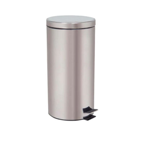 Hygiene System Stainless Steel Coated Dust Bin With Pedal 30L Hygiene System Stainless Steel Coated Dust Bin With Pedal 30L