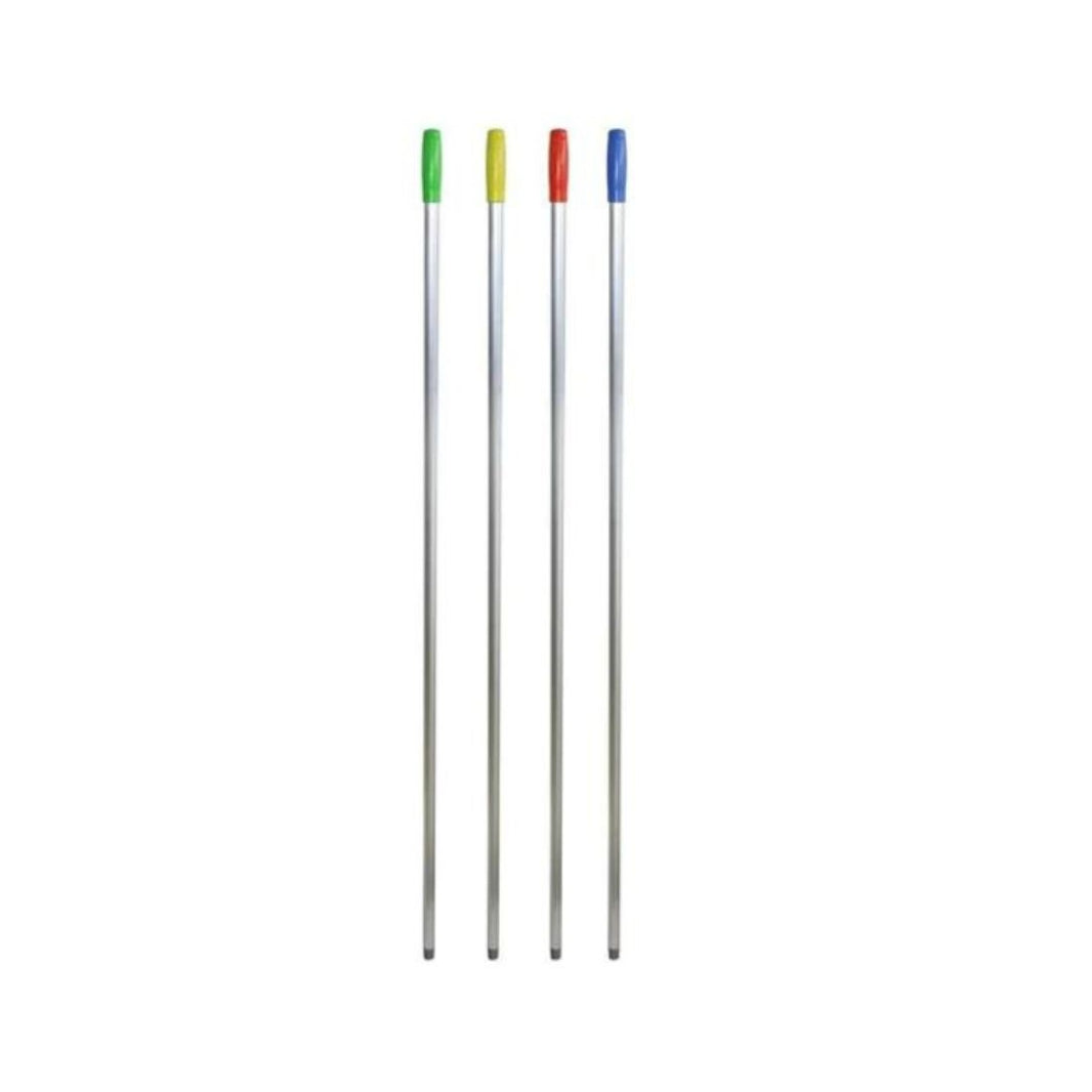 IPC RS RSR83 Aluminium Mop Handle with Hole 145cm Red, Yellow, Blue & Green