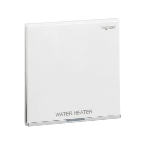 Legrand Galion 1 Gangs 1 Way 20AX Double Pole Switch with Water Heater Marking and Power Indicator 282414 Legrand Galion 1 Gangs 1 Way 20AX Double Pole Switch with Water Heater Marking and Power Indicator 282414