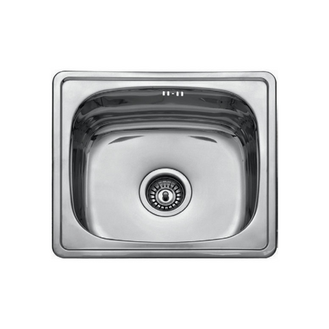 Milano Stainless Steel Single Bowl Kitchen Sink 480 X 430 X 180mm BL-604 Milano Stainless Steel Single Bowl Kitchen Sink 480 X 430 X 180mm BL-604