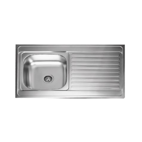 Milano Single Bowl Single Drain Kitchen Sink 1000 X 600 X 140mm D10060A Milano Single Bowl Single Drain Kitchen Sink 1000 X 600 X 140mm D10060A