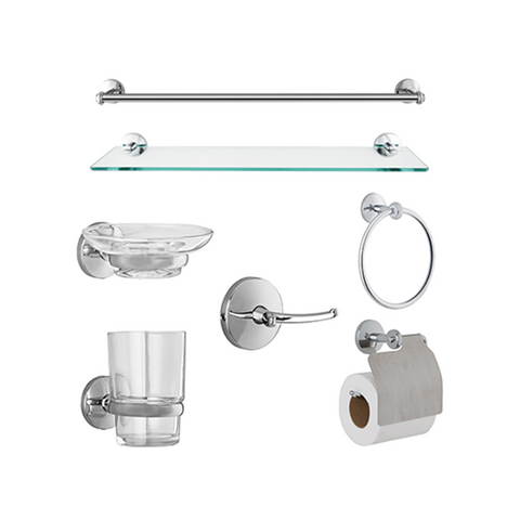 Milano Lilda 7 Piece Bathroom Accessories Set Milano Lilda 7 Piece Bathroom Accessories Set