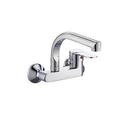 Sanitar CORAL-WSM Wall Mount Sink Mixer - Chrome - Slide 1