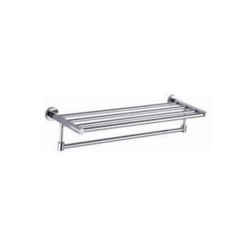 Sanitar SANI-TBSF C211 SS6 Towel Bar With Shelf - Stainless Steel Sanitar SANI-TBSF C211 SS6 Towel Bar With Shelf - Stainless Steel