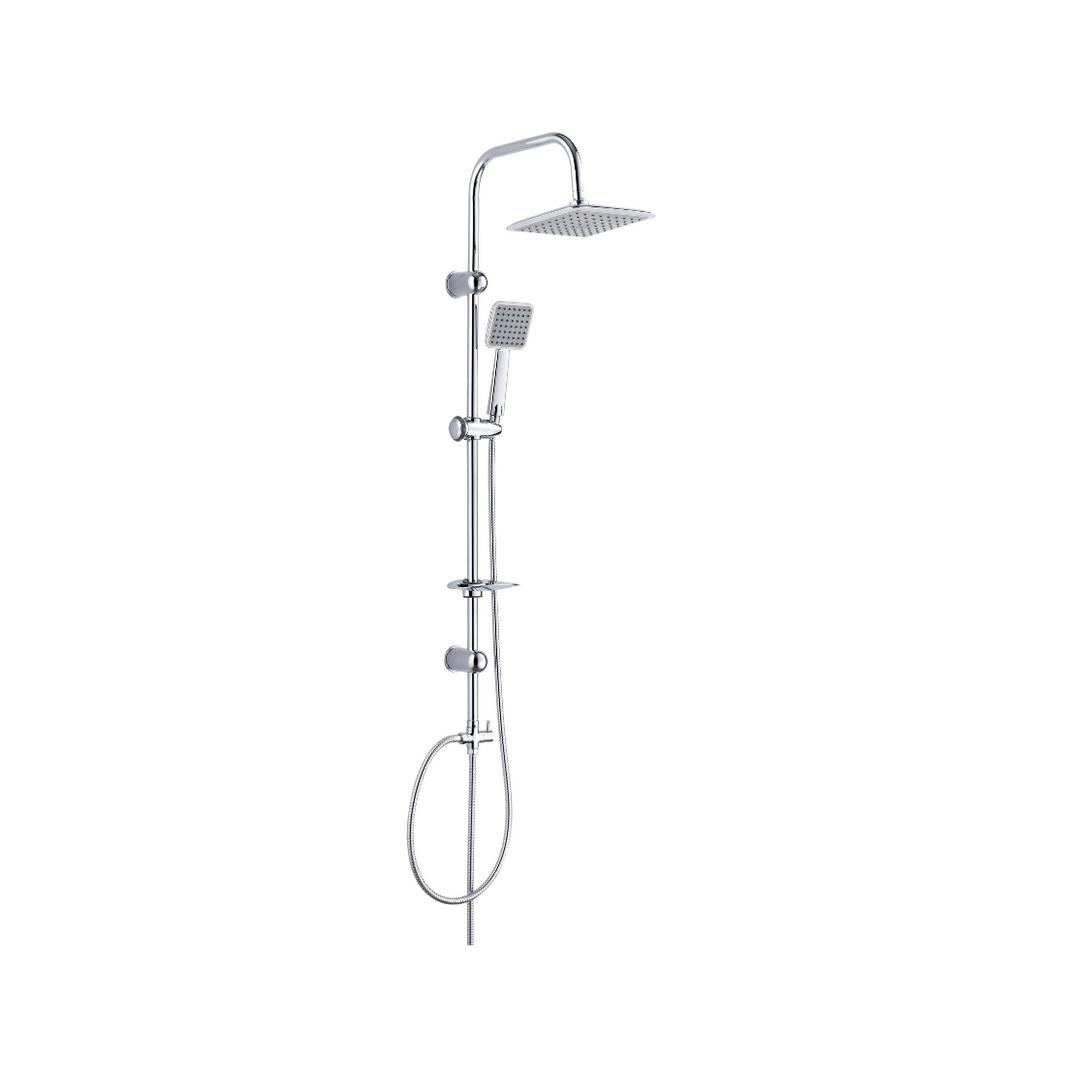 Sanitar TUMTIR Square Dual Shower Set - Stainless Steel