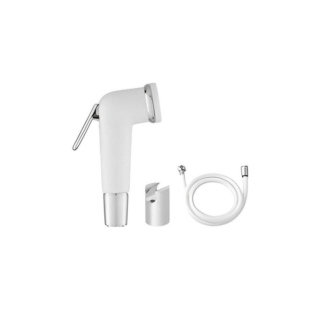 Scafatio SCAFSHTS005 CP Hand Shattaf With PVC Hose - White