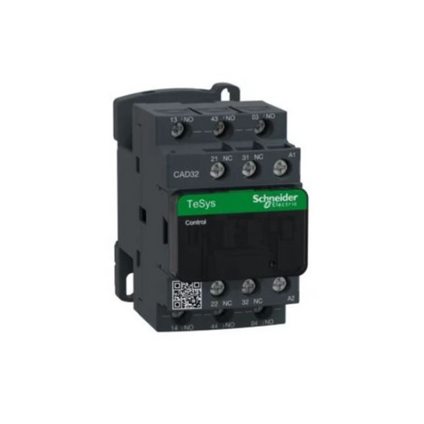 Schneider Electric TeSys D Control Relay 3 NO + 2 NC <= 690V 110V AC Standard Coil CAD32F7 Schneider Electric TeSys D Control Relay 3 NO + 2 NC <= 690V 110V AC Standard Coil CAD32F7