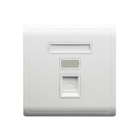 Schneider Electric 1 Gang Shuttered Keystone Wallplate (Without Module) E8231RJS_WG_G1 Schneider Electric 1 Gang Shuttered Keystone Wallplate (Without Module) E8231RJS_WG_G1