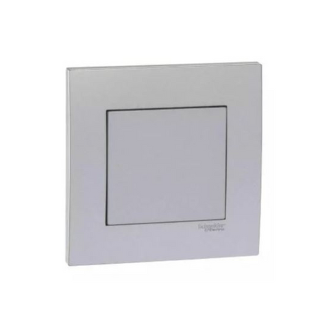 Schneider Electric Vivace 1 Gang Blank Plate KB30_AS - Aluminium Silver Schneider Electric Vivace 1 Gang Blank Plate KB30_AS - Aluminium Silver