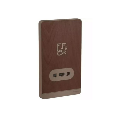 Schneider Electric AvatarOn Shaver Socket 115/240V 20VA E83T727V_WD - Wood Schneider Electric AvatarOn Shaver Socket 115/240V 20VA E83T727V_WD - Wood
