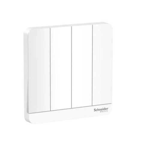 Schneider Electric AvatarOn 2 Way 4 Switches 16AX 250V E8334L2_WE - White Schneider Electric AvatarOn 2 Way 4 Switches 16AX 250V E8334L2_WE - White