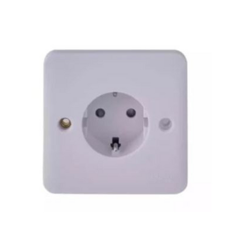 Schneider Electric Lisse White Moulded Unswitched Socket Schuko 16A 230V 1 Gang GGBL3016A1 - White Schneider Electric Lisse White Moulded Unswitched Socket Schuko 16A 230V 1 Gang GGBL3016A1 - White