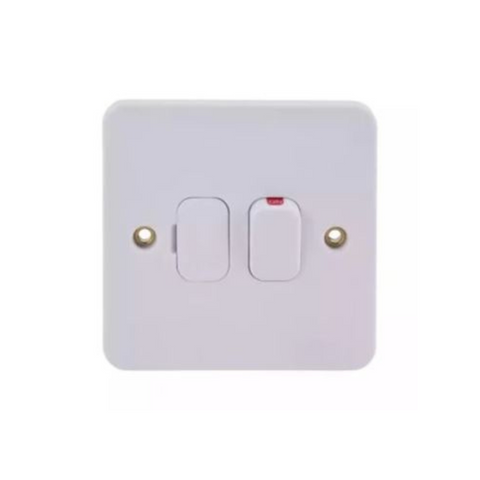 Schneider Electric Lisse Fuse Connection Unit with LED 1 Gang 13A GGBL5011 - White Moulded Schneider Electric Lisse Fuse Connection Unit with LED 1 Gang 13A GGBL5011 - White Moulded
