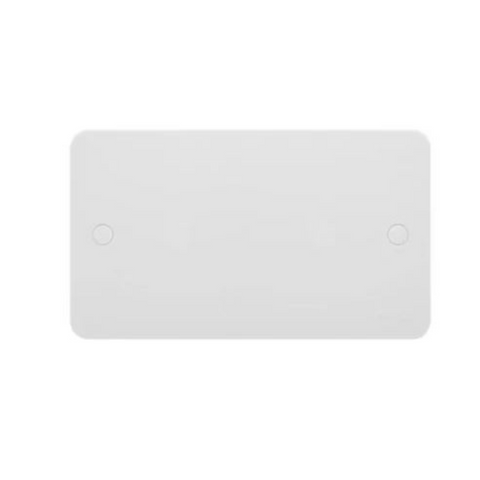 Schneider Electric Lisse White Moulded Blank Plate 2 Gangs GGBL8020S - Matt White Schneider Electric Lisse White Moulded Blank Plate 2 Gangs GGBL8020S - Matt White