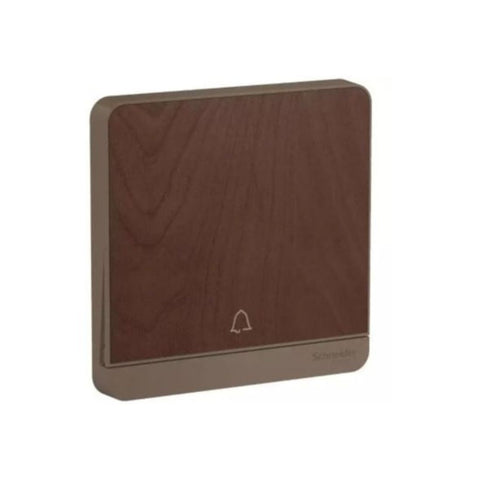 Schneider Electric AvatarOn Push Button for Doorbell 10A 250V E8331BPL1_WD - Wood Schneider Electric AvatarOn Push Button for Doorbell 10A 250V E8331BPL1_WD - Wood