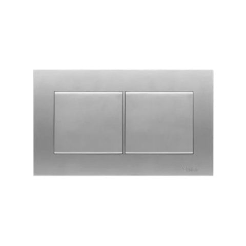 Schneider Electric 2 Gang Blank Plate KBT30_AS - Aluminium Silver Schneider Electric 2 Gang Blank Plate KBT30_AS - Aluminium Silver