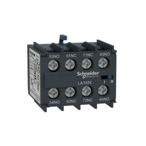 Schneider Electric TeSys K Auxiliary Contact Block 3NO + 1NC Front Mounting Screw Clamp Terminals LA1KN31 Schneider Electric TeSys K Auxiliary Contact Block 3NO + 1NC Front Mounting Screw Clamp Terminals LA1KN31