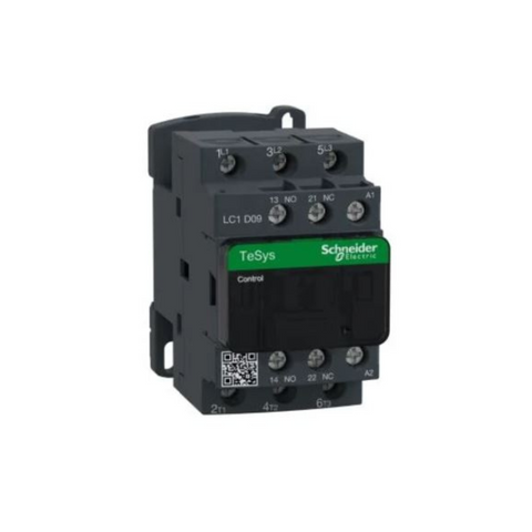 Schneider Electric TeSys D Contactor 3P(3 NO) AC-3 <= 440 V 9 A 415 V AC Coil LC1D09N7 Schneider Electric TeSys D Contactor 3P(3 NO) AC-3 <= 440 V 9 A 415 V AC Coil LC1D09N7