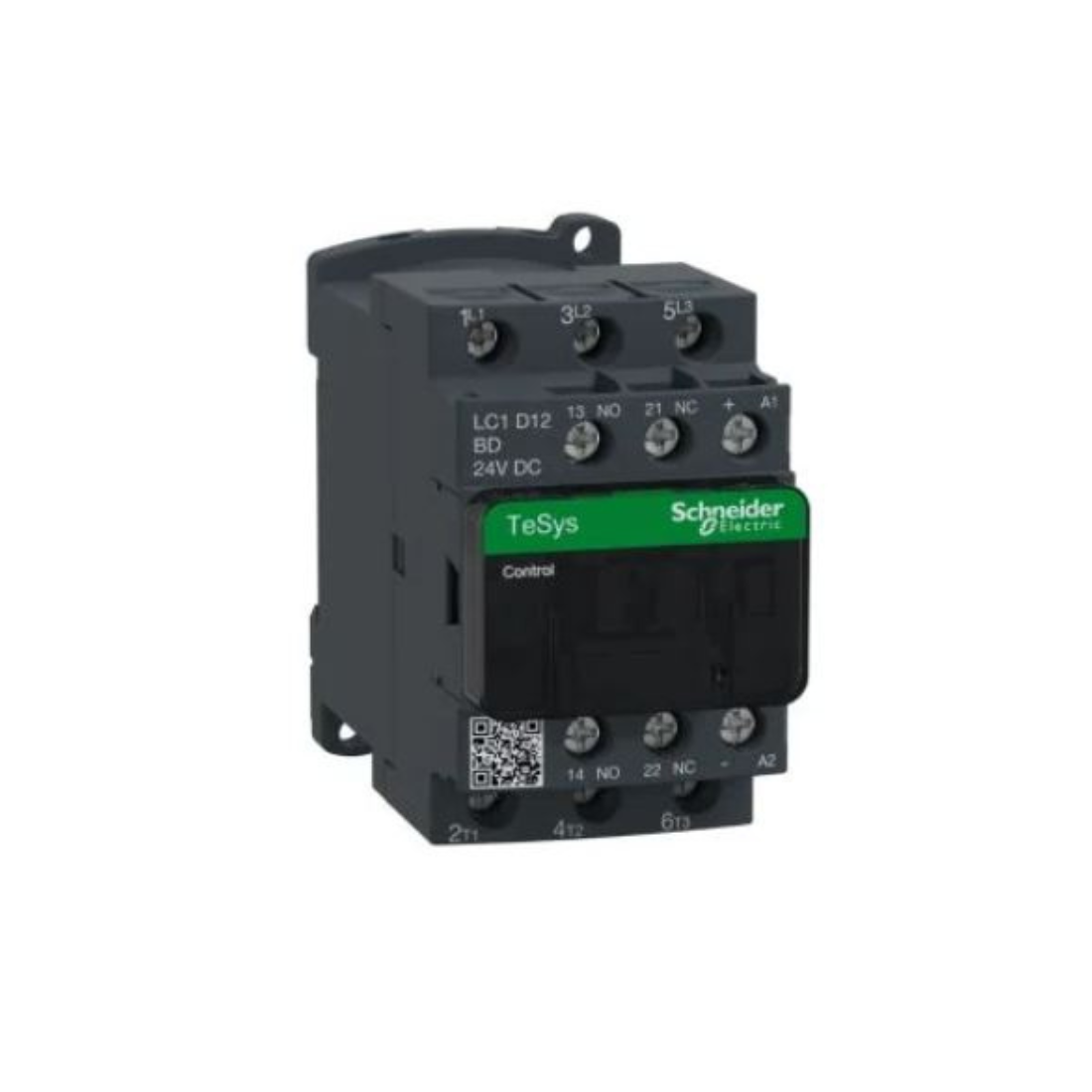 Schneider Electric TeSys D contactor 3P(3 NO) AC-3 <= 440 V 12 A 24 V DC Coil LC1D12BD Schneider Electric TeSys D contactor 3P(3 NO) AC-3 <= 440 V 12 A 24 V DC Coil LC1D12BD