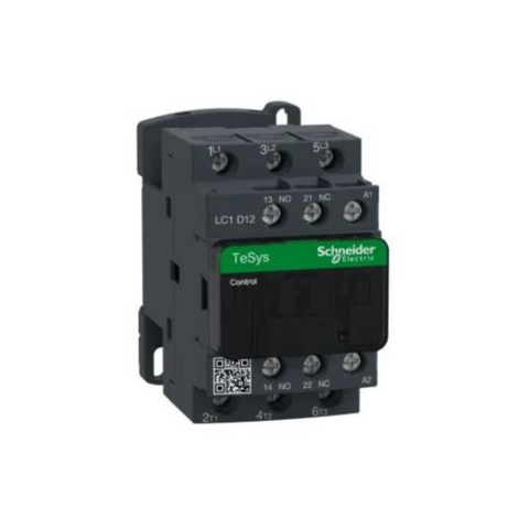 Schneider Electric TeSys D Contactor 3P(3 NO) AC-3 <= 440V 12A 48V AC Coil LC1D12E7 Schneider Electric TeSys D Contactor 3P(3 NO) AC-3 <= 440V 12A 48V AC Coil LC1D12E7