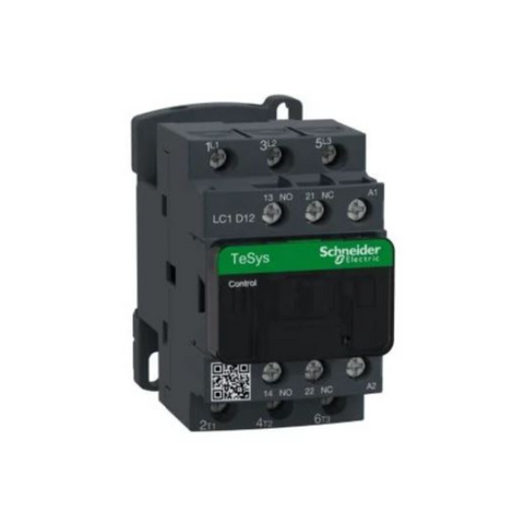 Schneider Electric TeSys D contactor 3P(3 NO) AC-3 <= 440V 12A 415V AC Coil LC1D12N7 Schneider Electric TeSys D contactor 3P(3 NO) AC-3 <= 440V 12A 415V AC Coil LC1D12N7