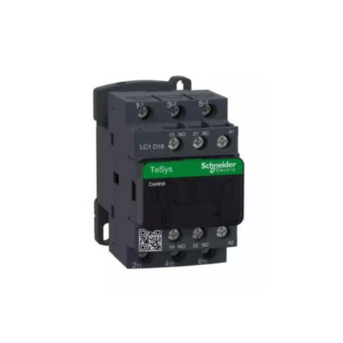 Schneider Electric TeSys D contactor 3P(3 NO) AC-3 <= 440V 18A 240V AC Coil LC1D18U7 Schneider Electric TeSys D contactor 3P(3 NO) AC-3 <= 440V 18A 240V AC Coil LC1D18U7