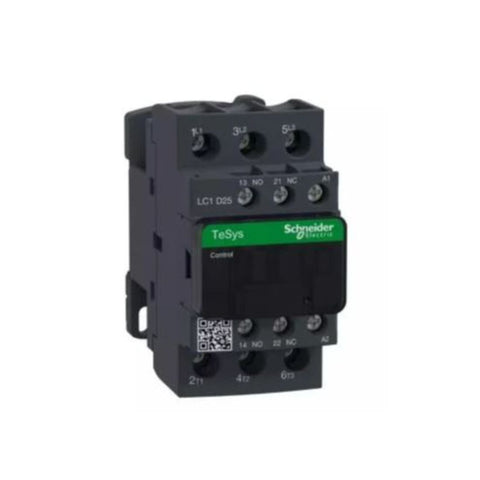 Schneider Electric TeSys D Contactor 3P(3 NO) AC-3 <= 440V 25A 250V AC Coil LC1D25U7 Schneider Electric TeSys D Contactor 3P(3 NO) AC-3 <= 440V 25A 250V AC Coil LC1D25U7