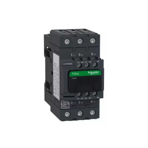 Schneider Electric TeSys D contactor 3P(3 NO) AC-3 <= 440V 40A 24V AC 50/60Hz Coil LC1D40AB7 Schneider Electric TeSys D contactor 3P(3 NO) AC-3 <= 440V 40A 24V AC 50/60Hz Coil LC1D40AB7